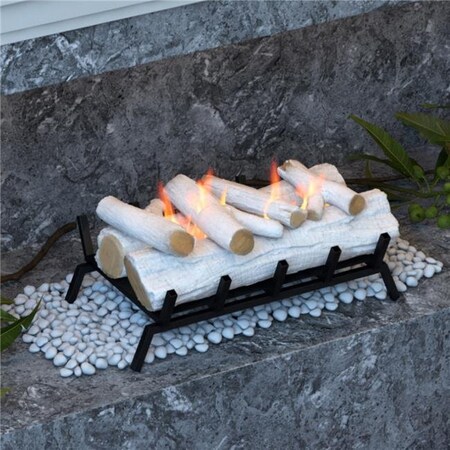 Regal Flame Regal Flame ECK20CUP18BRC 18 in. Convert to Ethanol Fireplace Log Set with Burner Insert from Gel or Gas Logs; Birch - 17.3 x 12.4 x 4.6 in. ECK20CUP18BRC